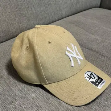 [ 새상품급 ] 뉴욕 양키스 야구 모자 베이지