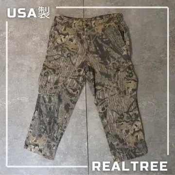 USA 90s REALTREE 카고 팬츠 L 상당 카모플라쥬