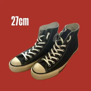 블랙 하이컷 스니커즈 27cm