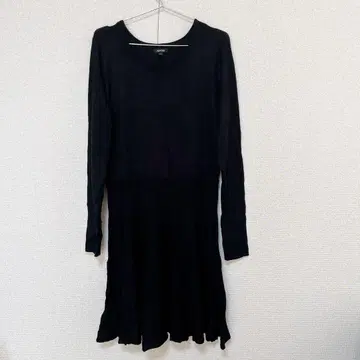 APT9 [ M ] 블랙 긴팔 무릎 기장 원피스