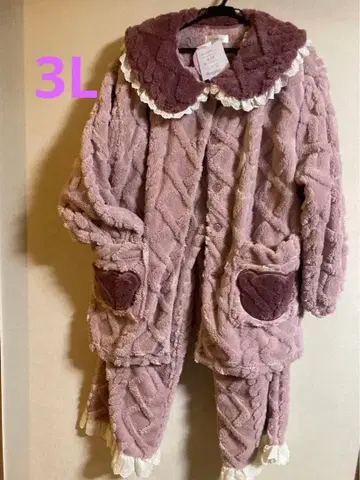 프릴 모코모코 귀여운 아오키 미사코 m Petit 곰 파자마 핑크