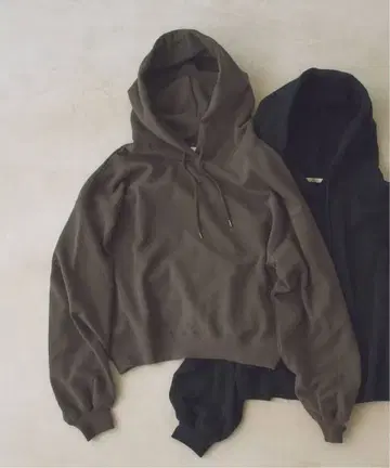 plage Raw Umber 후디 브라운