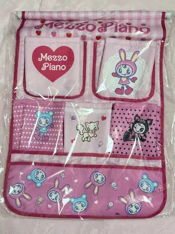 메조피아노 베리에짱 수납 포켓 월 포켓 크리스마스 카페