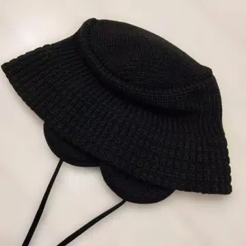 FREAK'S STORE 블랙 니트 버킷햇