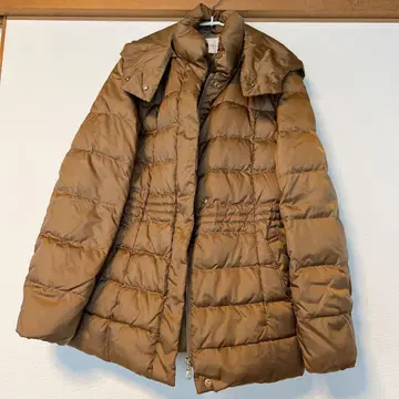 쿠미쿄쿠 다운 자켓 라이트 브라운