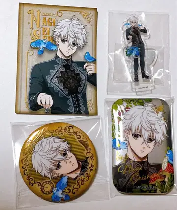 블루 록 나기 세이시로 캔뱃지 스퀘어 캔 미니 미니 아크릴 스탠드 특전