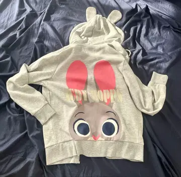 주토피아 주디 후드티 M 사이즈 그레이