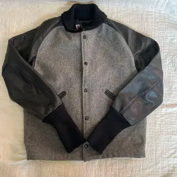 SKOOKUM USA 바시티 자켓 차콜 그레이