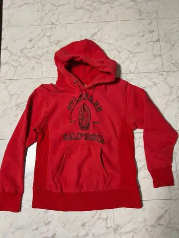 스탠다드 캘리포니아 챔피온 후드티 마리아 빨간색