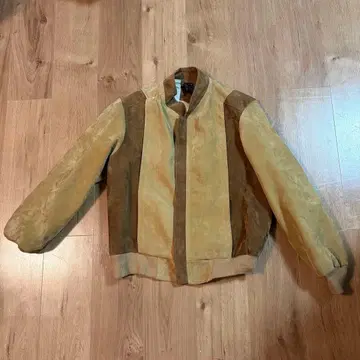 ALTA MODA 이탈리아제 스웨이드 느낌 빈티지 자켓 브라운 계열