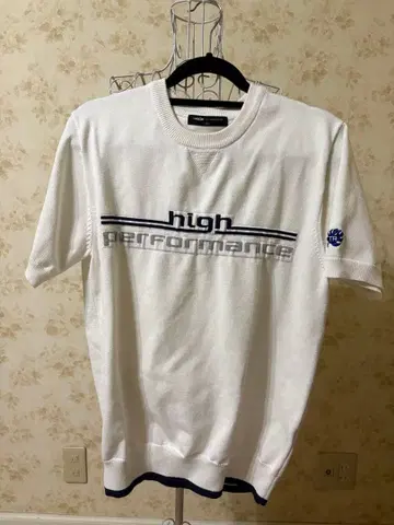 TIGORA 고성능 화이트 T셔츠 L 사이즈 골프