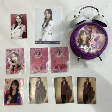 노기자카46 사토 카에데 알람 시계 세트
