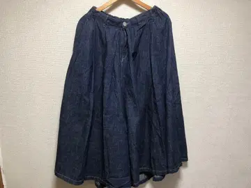 누아르 라벨 n'Or LABEL 데님 스카초(1)w66~ / 기장 90