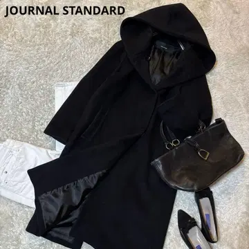 저널 스탠다드 슈퍼120 더블 비버 푸드코트 블랙