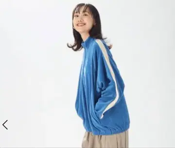 niko and - 니코앤드 파랑 벨벳 라인 지퍼 자켓