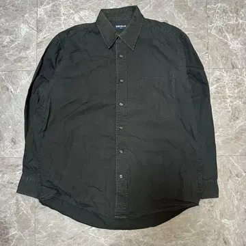 UNIQLO 올드 유니클로 블랙 긴팔 셔츠 M g18