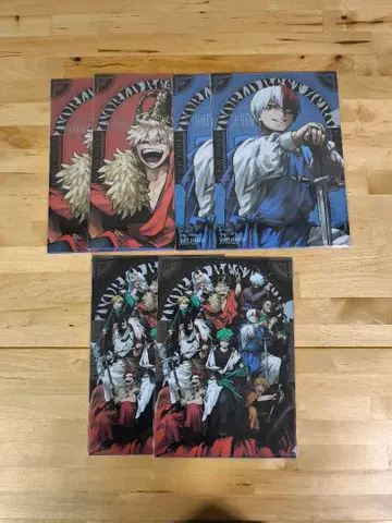 최강 점프 히로아카 클리어 파일 6장 세트