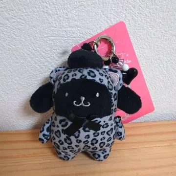 폼폼푸딩 블랙 아트 시리즈 3단 마스코트 참 2025 레오파드 무늬