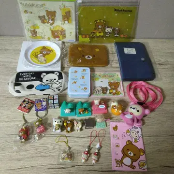 리락쿠마 캐릭터 굿즈 25점