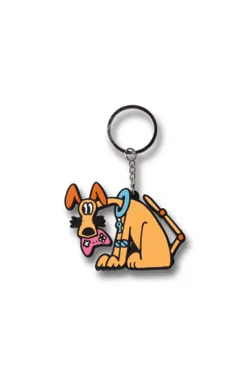 VAULTROOM KEY DOG RUBBER KEYCHAIN