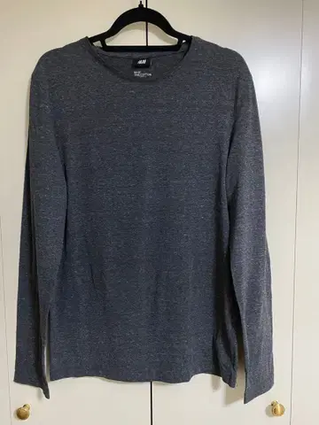 H&M 스트레치 코튼 긴팔 티셔츠 M