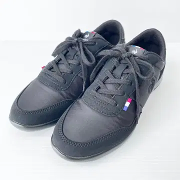 미사용급 르꼬끄 스포르티브 스니커즈 블랙 23cm