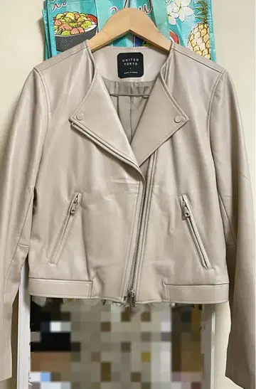 UNITED TOKYO 인조 가죽 세미 더블 라이더스 자켓