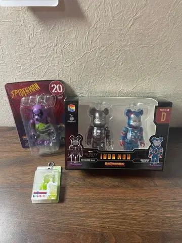 마블 베어브릭 아이언맨 피규어 세트 키링