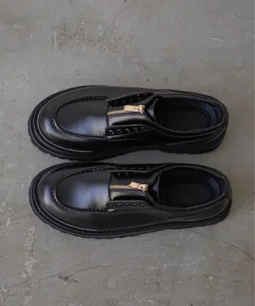 더블 밑창 볼륨 지퍼 부츠