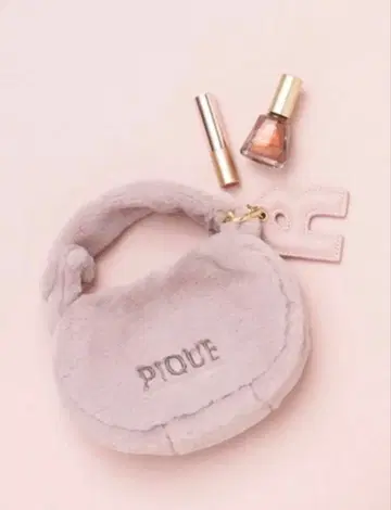 젤라또피케 에코 퍼 핸들 파우치 핑크