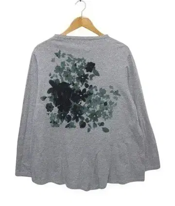 [ 미사용 ] 지우 JIU 센소유니코 긴팔 티셔츠 꽃무늬 스트레치 L