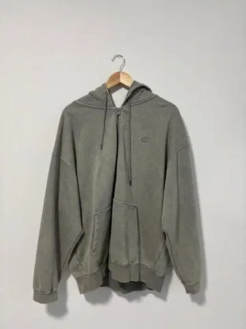 CLEL 그레이 집업 후드티