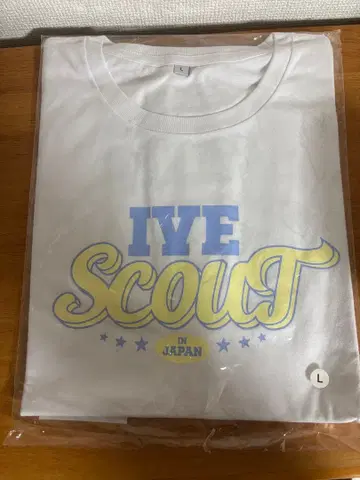 [컨디션 최상] IVE SCOUT 티셔츠 L 사이즈 화이트