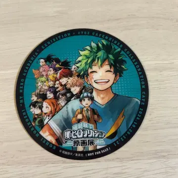 나의 히어로 아카데미아 원화전 콜라보 카페 혜택 코스터