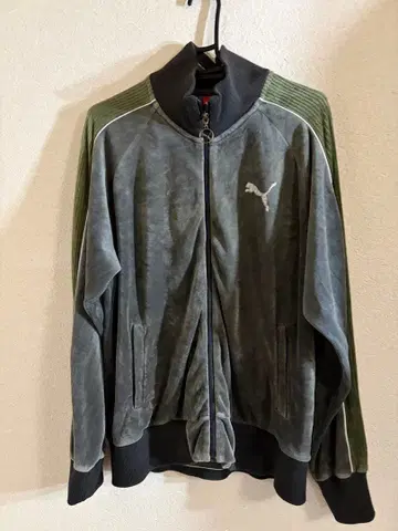 PUMA 그린 집업 자켓