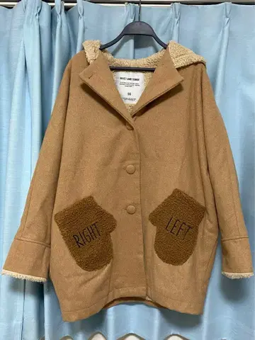 rivet&surge 코트 브라운