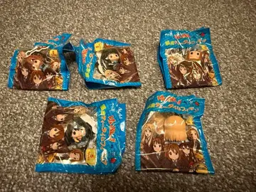 케이온 아침 티타임 피규어 전 5종 컴플리트 십육차 스트랩