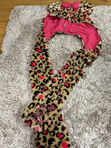 미니 마우스 레오파드 무늬 캡