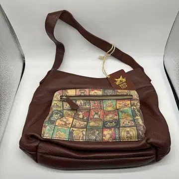 와치필드 다얀 레트로 아트 가죽 핸들 백