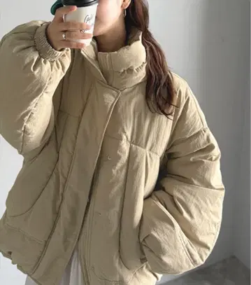 클래식 엘프 스탠드 카라 몬스터 다운 자켓 (오버 사이즈)