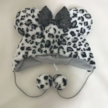 디즈니 레오파드 무늬 팬캡 미니