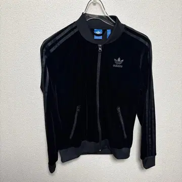 adidas 벨벳 저지 블랙 UK 10