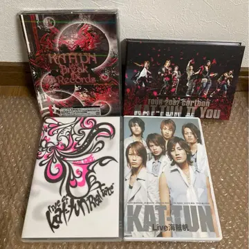 KAT-TUN 6인 시대 초회 한정판 포함 라이브 DVD 4장 세트