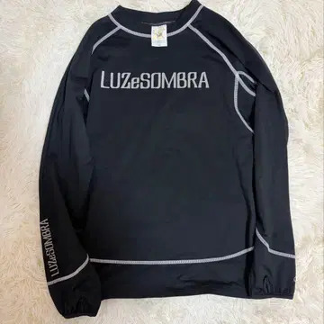 LUZeSOMBRA M 사이즈 래글런 슬리브 의류 긴팔 T셔츠 블랙