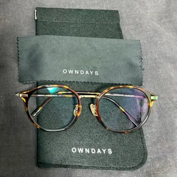 OWNDAYS Graph Belle 브라운 데미 패션 안경
