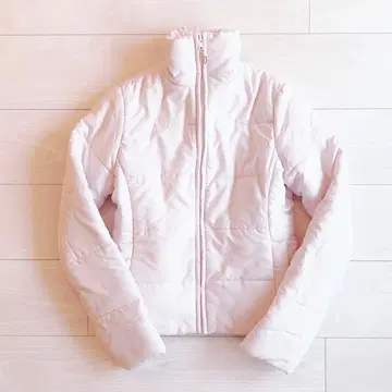 LIZLISA* 연핑크 충전솜 아우터 하트 참