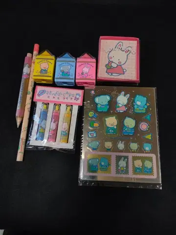 쇼와 레트로 치어리 참 문구 세트 산리오