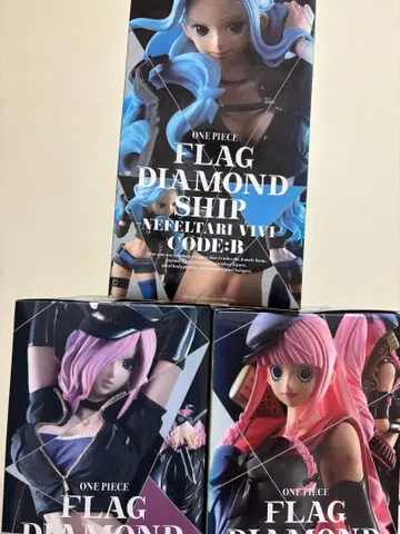 ONE PIECE 비비 레이쥬 페로나 미개봉 3체 세트