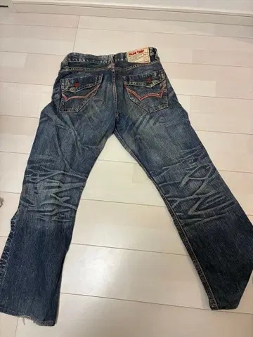 BLUE TRIP 503 인디고 스트레이트 청바지