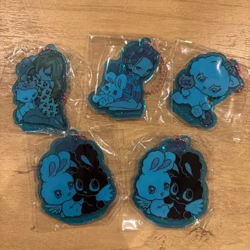 foxy illustration 가챠가챠 키링